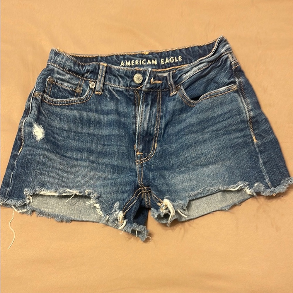 American Eagle Outfitters Women's Blue Denim Shorts